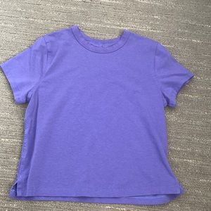 lululemon charged indigo tee size 4